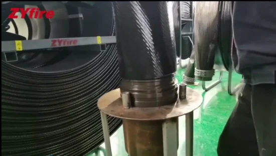 Заводская цена Zyfire на высококачественный тканый водяной шланг из ТПУ для добычи сланцевого газа и нефти.